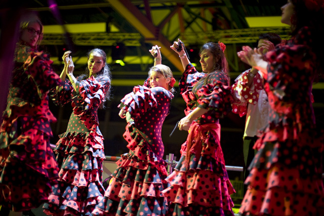 spanje themafeest danseressen